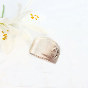 Gentle Rose Vintage Spoon Ring