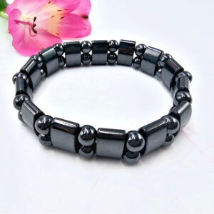 Hematite Mixed Stone Bangle