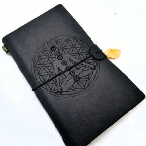 Meditation Chakra Journal Black (20x12cm)