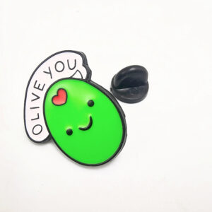 Olive You Pin Badge