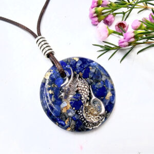 Orgonite Dragon Lapis Lazuli Necklace