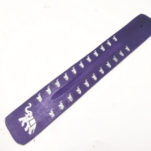Purple Elephant Incense Holder