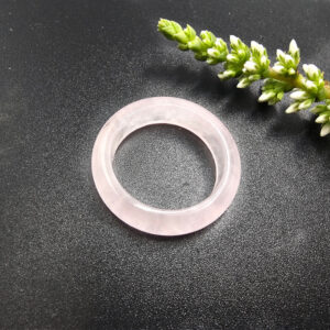 Rose Quartz Band Ring