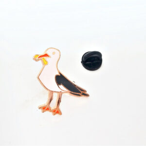 Hello Indigo Halo Online Store Seagull Pin Badge