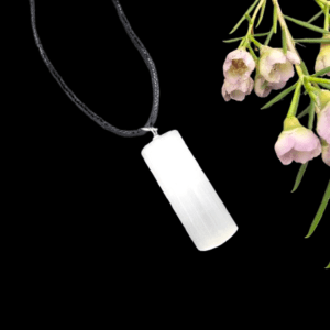 Selenite Tube Necklace