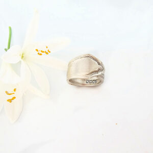 Shield Wrap Vintage Spoon Ring