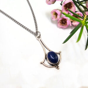 Sodalite Wide Drop Necklace