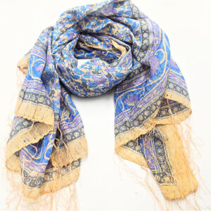 Vintage Indian Cotton Scarf