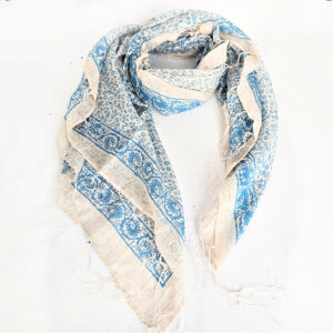 Vintage Indian Cotton Scarf