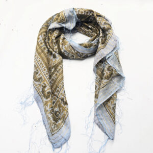 Vintage Indian Cotton Scarf