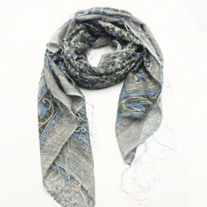 Vintage Indian Cotton Scarf