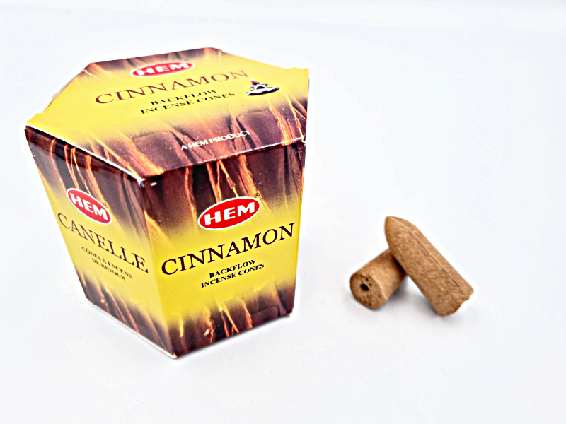 Hem Cinnamon Backflow Incense Cones (pack of 40) Hem Cinnamon Backflow Incense Cones (pack of 40)