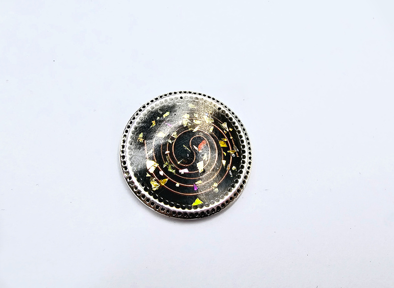 Orgonite Copper Phone Coin 3cm Orgonite Copper Phone Coin 3cm