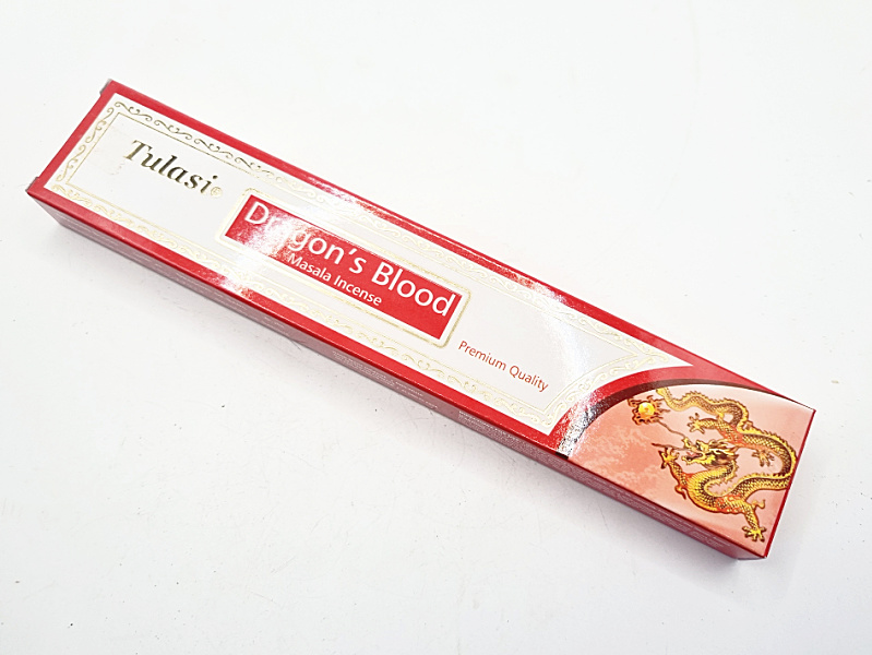 Dragons Blood Incense Sticks Tulasi Premium - Hello Indigo Halo