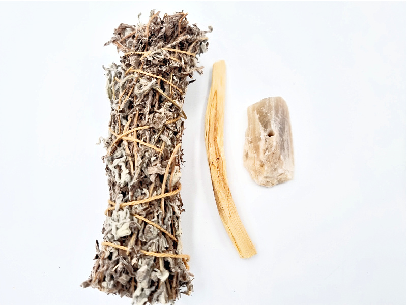 *Smudge Stick Manifesting Combo (Moonstone) *Smudge Stick Manifesting Combo (Moonstone) - Image 2