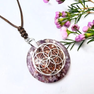 Seed Of Life Orgonite Necklace