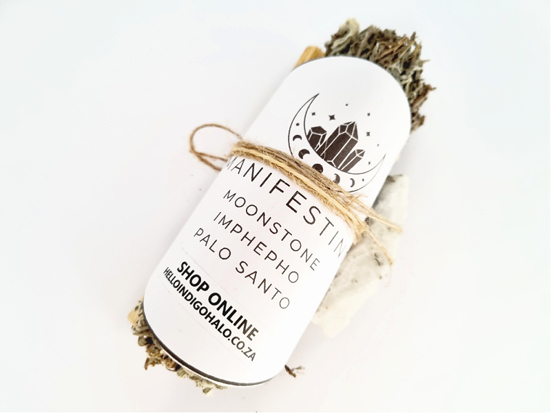*Smudge Stick Manifesting Combo (Moonstone) *Smudge Stick Manifesting Combo (Moonstone)