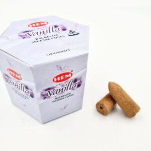 Vanilla Backflow Incense Cones (Pack Of 40)