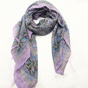 Vintage Indian Cotton Scarf