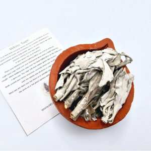 NEW White Sage Smudge Pot