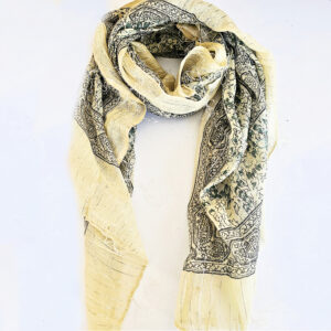 Vintage Indian Cotton Scarf