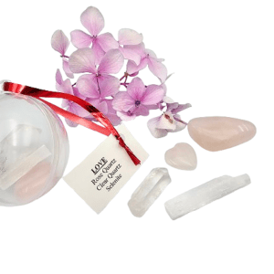 Rose Quartz love baubles