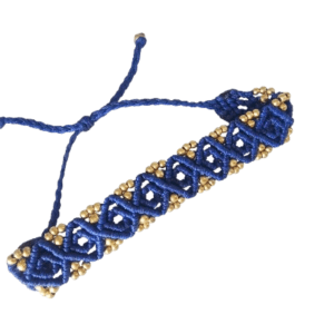 Macrame Bohemian Brass Bangle