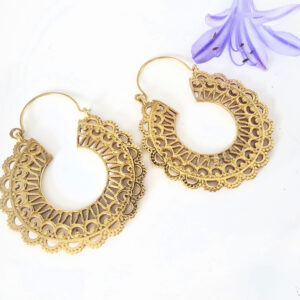 Mandala Charm Earrings