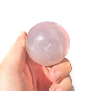 Rose Quartz Sphere E (216g) Asterism Star