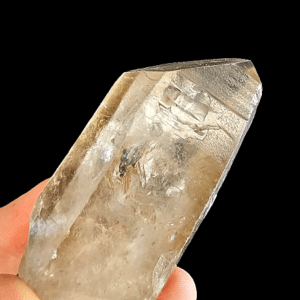 Smoky Lemurian Quartz Rough Point M (180g)