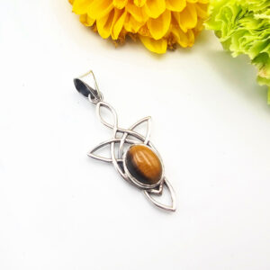 Celtic Tigers Eye Pendant