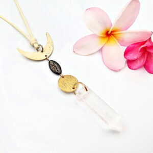 Geometric Crystal Necklace