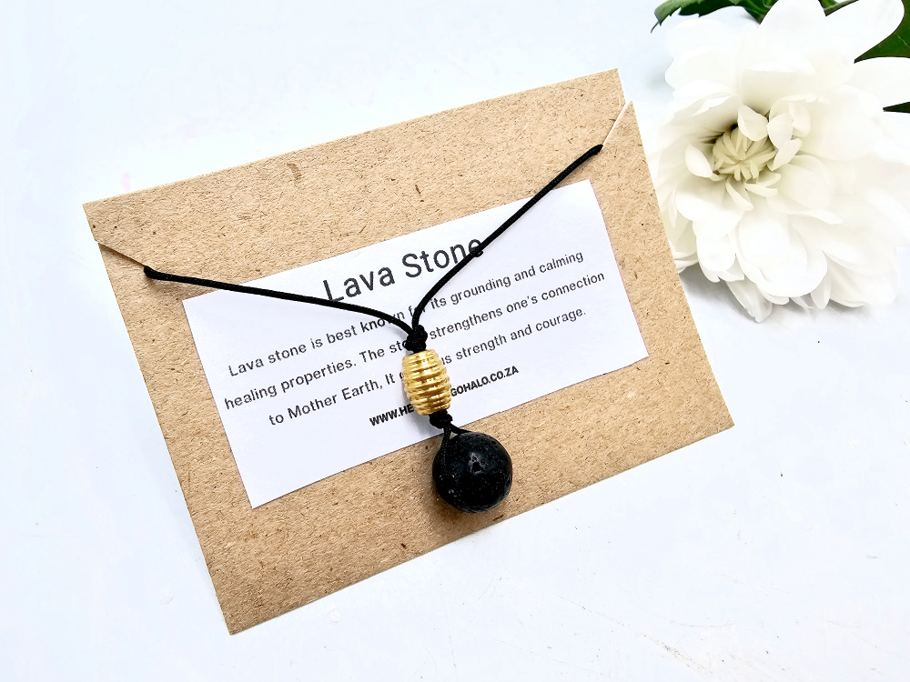 Lava Stone Choker Sphere Necklace (10mm) Lava Stone Choker Sphere Necklace (10mm)