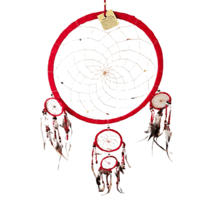 Dream Catcher Three Tier Red (32cm)