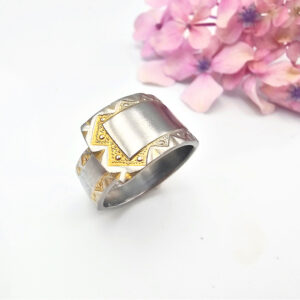 Vintage Spoon Ring – Zig Zag (S)