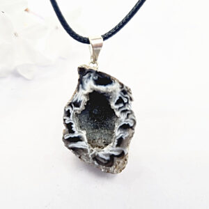 Agate Geode Necklace (Stability, Balance & Luck)