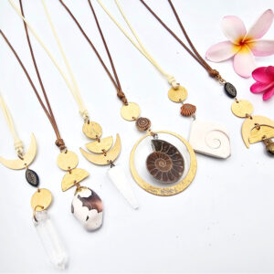 Geometric Crystal Necklace