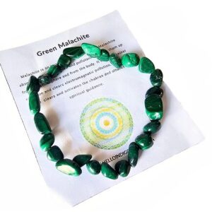 Green Malachite Nugget Bangle