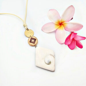 Geometric Crystal Necklace