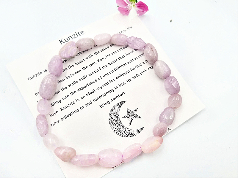 Kunzite Gemstone Nugget Bangle Kunzite Gemstone Nugget Bangle