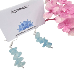 Aquamarine Chips Earrings