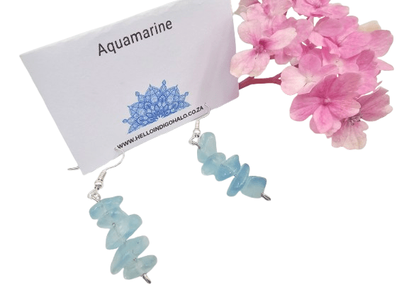 Aquamarine Chips Earrings Aquamarine Chips Earrings