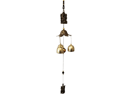 Ganesh Elephant Pagoda & Bell Wind Chime Ganesh Elephant Pagoda & Bell Wind Chime