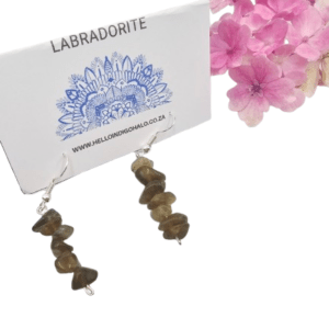 Labradorite Chip Earrings