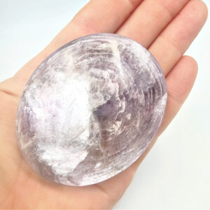 Lepidolite Purple Mica Palm Stones