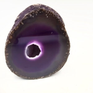 Agate Geode Standing Freeform (Purple) A (326g)