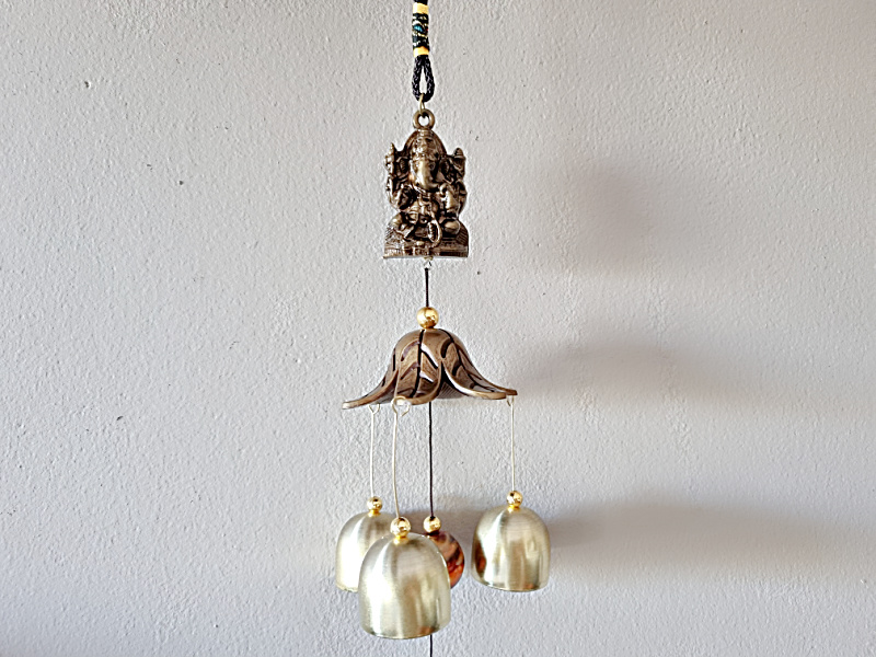 Ganesh Elephant Pagoda & Bell Wind Chime Ganesh Elephant Pagoda & Bell Wind Chime - Image 2