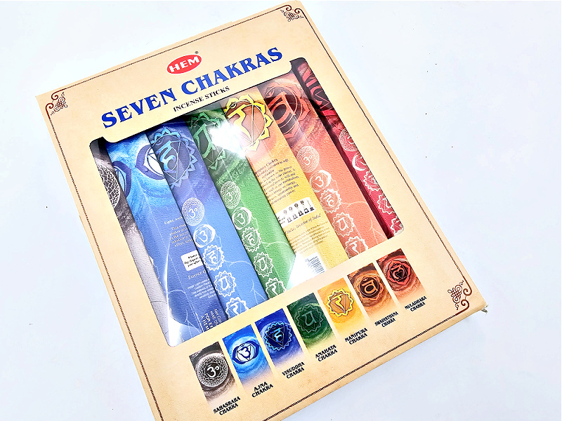HEM Siete Seven Chakras Incense Pack HEM Siete Seven Chakras Incense Pack