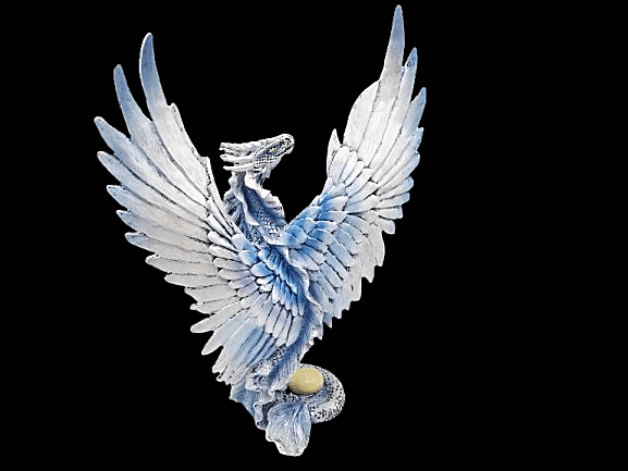 Adult Silver Dragon (Anne Stokes) (31.5cm) Adult Silver Dragon (Anne Stokes) (31.5cm) - Image 2