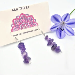 Amethyst Chips Earrings